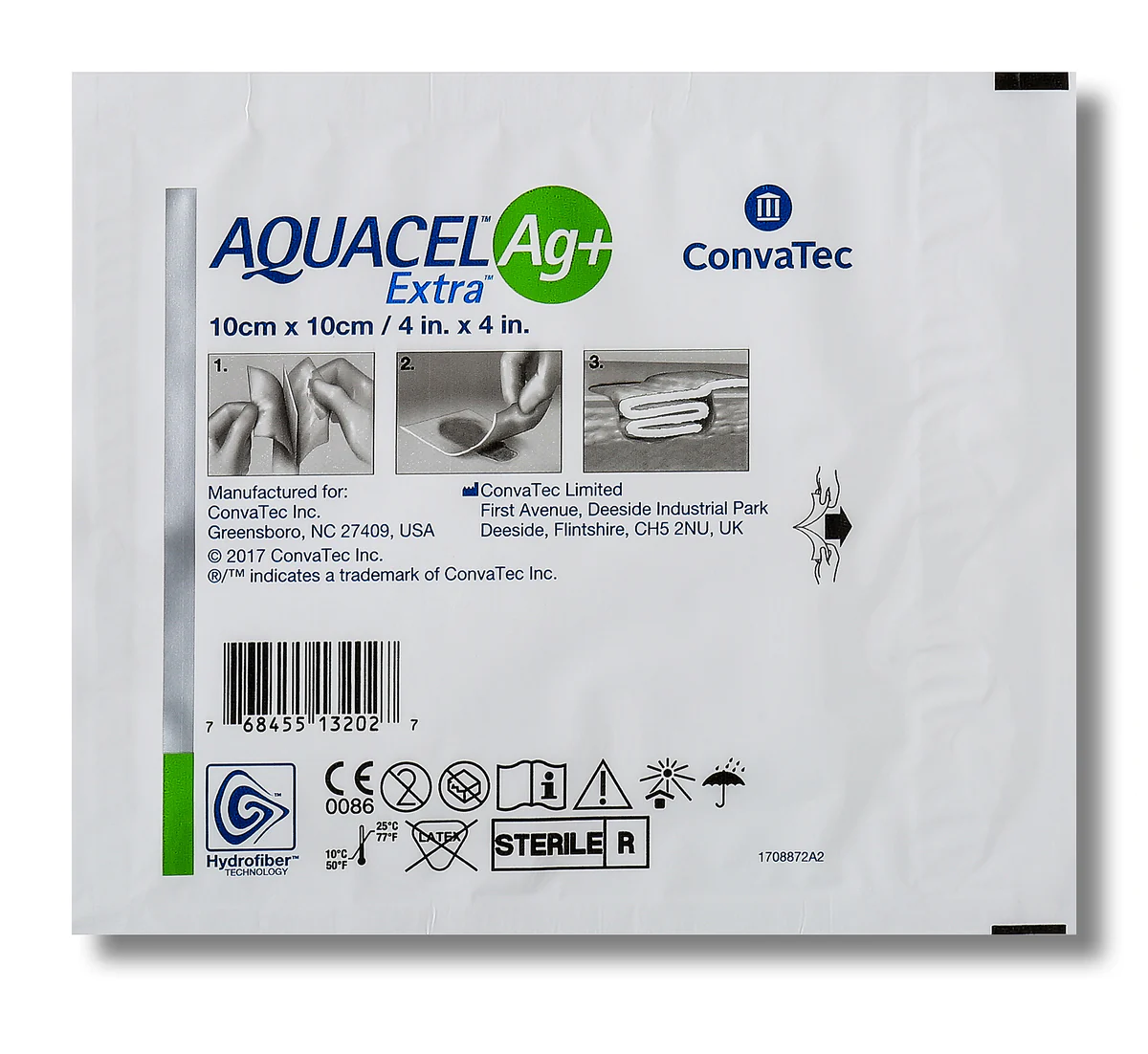 Convatec Aquacel Ag exra 10 x 10 Yara Örtüsü